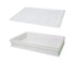 Pizza Dough Box and Lid - White - 60 x 40cm