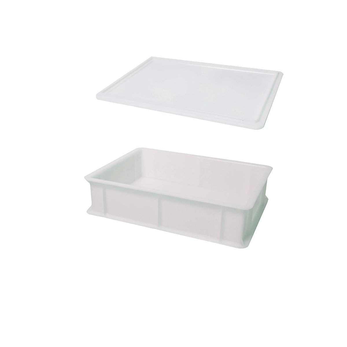 Pizza Dough Box and Lid - White - 30 x 40cm