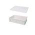 Pizza Dough Box and Lid - White - 30 x 40cm