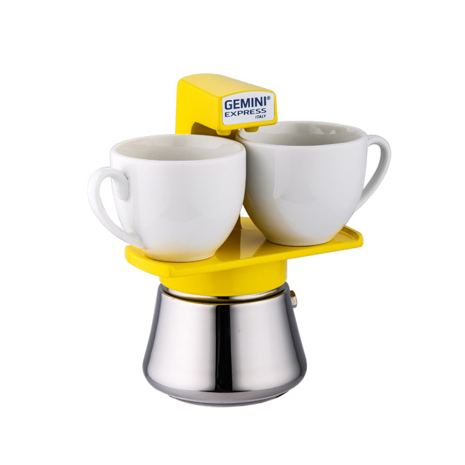 Gemini Express® Aluminium Stovetop Moka Pot (Induction)