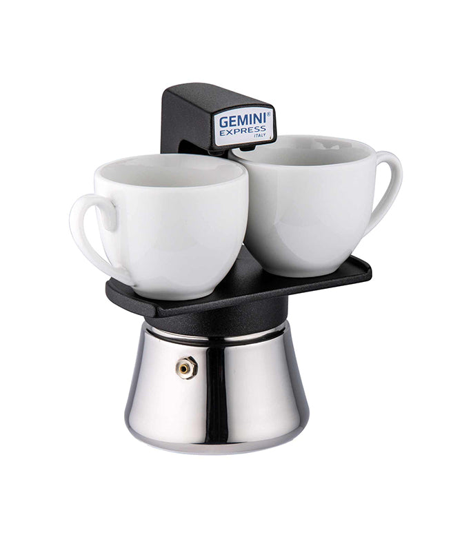 Gemini Express® Aluminium Stovetop Moka Pot (Induction)