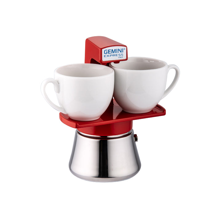 Gemini Express® Aluminium Stovetop Moka Pot (Induction)